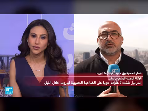 الجيش الإسرائيلي يشن 7 غارات ليلية على الضاحية الجنوبية لبيروت