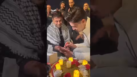 الأسير محمود العارضة يحتفل بزفافه بعد تحرره