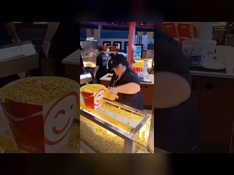 موهبة في سكب الفشار