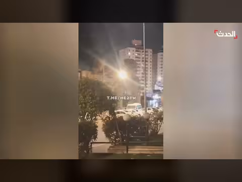 شظايا صاروخية إيرانية تسقط في إسرائيل