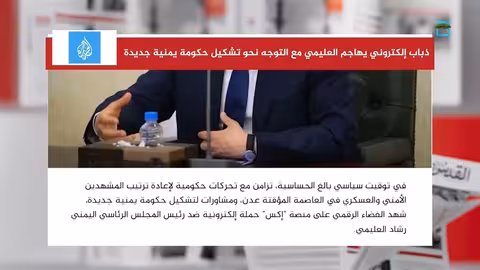 ذباب إلكتروني يهاجم العليمي قبل تشكيل الحكومة