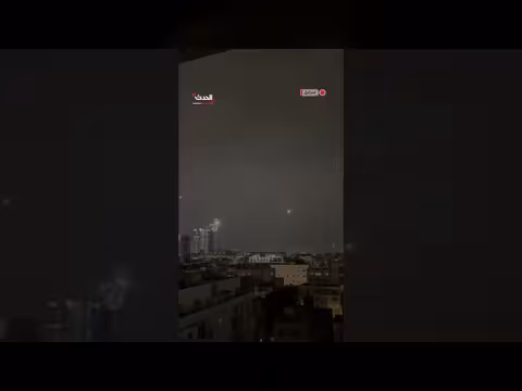 محاولات اعتراض صواريخ من إيران ولبنان نحو إسرائيل
