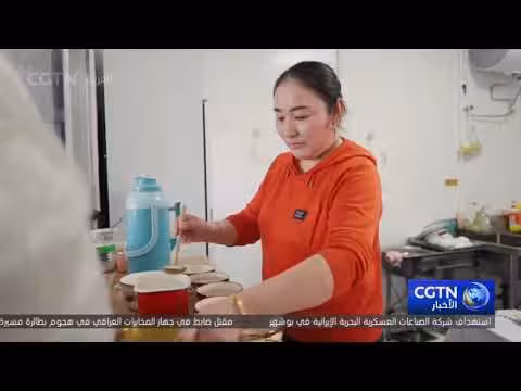 تحول رعاة آلتاي في شينجيانغ إلى حياة الاستقرار