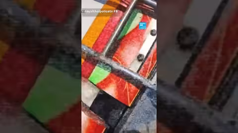 سقوط شاحنة مخدرات في تايلاند