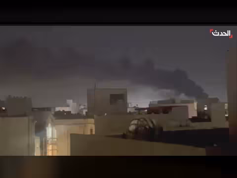 صور متداولة لغارات إسرائيلية على مواقع عسكرية إيرانية في بوشهر