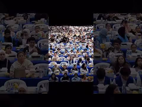 لبنان: جمعية تنظم إفطاراً جماعياً لتحطيم رقم غينيس