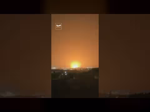 سقوط صاروخ إيراني في النقب جنوب إسرائيل