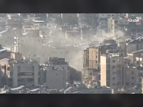 غارات إسرائيلية على برج البراجنة في لبنان وتصاعد الدخان