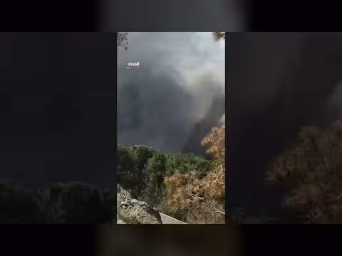 لقطات جديدة لتفجير جسر B1 بين كرج وطهران