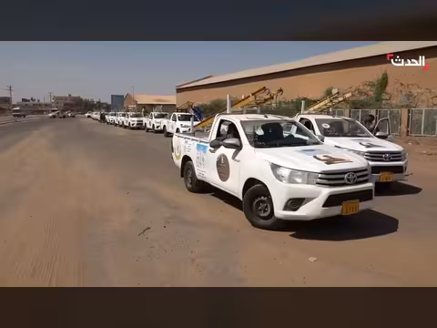 تسليم عربات طوارئ للكهرباء في السودان