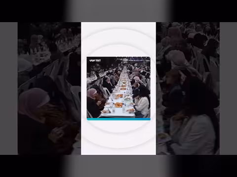 هيئة الإغاثة التركية تنظم إفطاراً جماعياً لطلاب دمشق