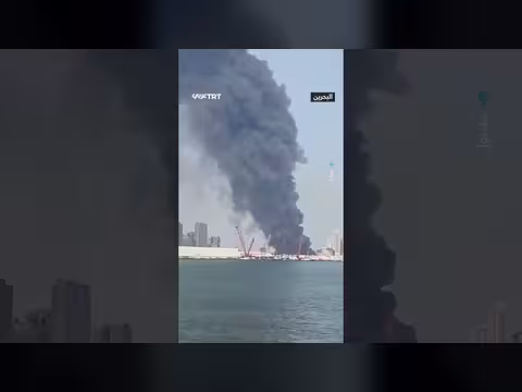 هجوم صاروخي إيراني يستهدف قاعدة أمريكية في البحرين