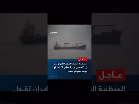 المنظمة البحرية الدولية: إيران تسمح بمرور سفن غير معادية عبر هرمز