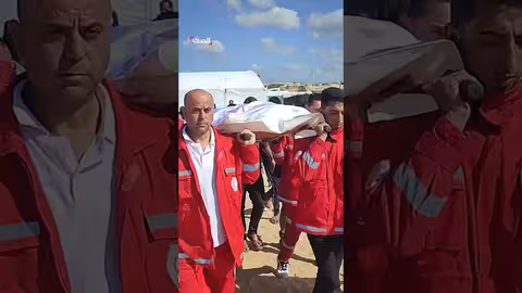 مقتل مسعف فلسطيني بقصف إسرائيلي في خان يونس