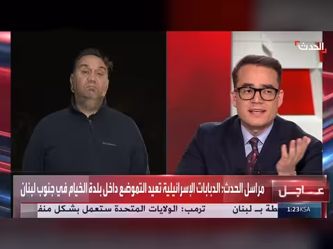 الدبابات الإسرائيلية تتحرك داخل بلدة الخيام