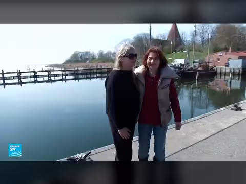 حوت أحدب يكافح للنجاة قبالة سواحل ألمانيا