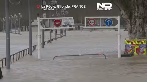 العاصفة نيلز تسببت بأضرار في سواحل فرنسا الأطلسية