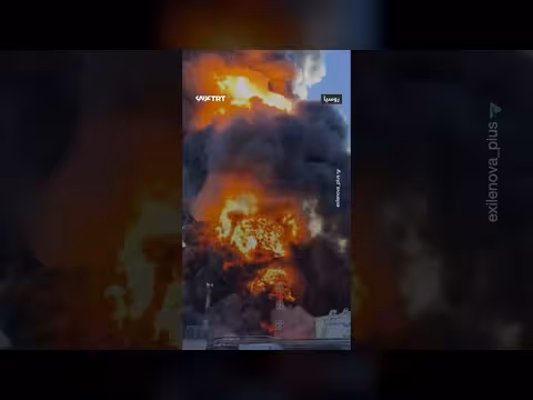 هجوم بمسيّرة يشعل حريقاً بمنشأة نفط روسية