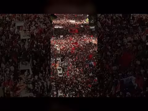 احتجاجات في ألبانيا ضد مشروع ترمب