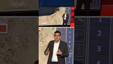 خريطة تفاعلية لرحله هروب عيدروس الزبيدي من اليمن
