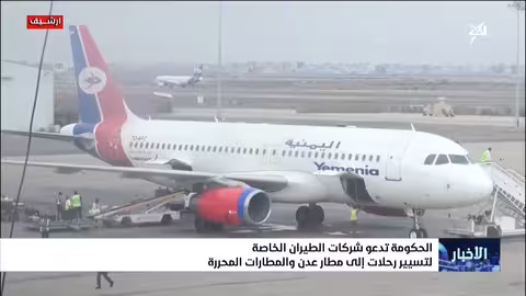 الحكومة اليمنية تدعو شركات الطيران الخاصة