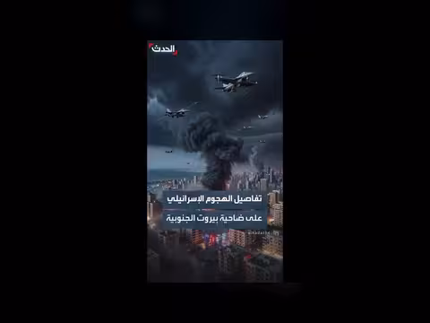 إسرائيل تشن غارات على بيروت الجنوبية