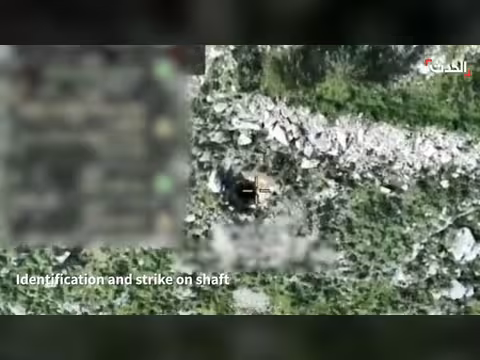 الجيش الإسرائيلي ينشر مشاهد لهجماته على حزب الله بجنوب لبنان