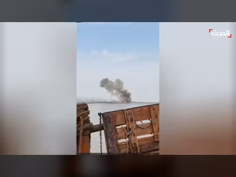 قصف أمريكي إسرائيلي يستهدف مناطق جنوب البصرة قرب الحدود العراقية الإيرانية