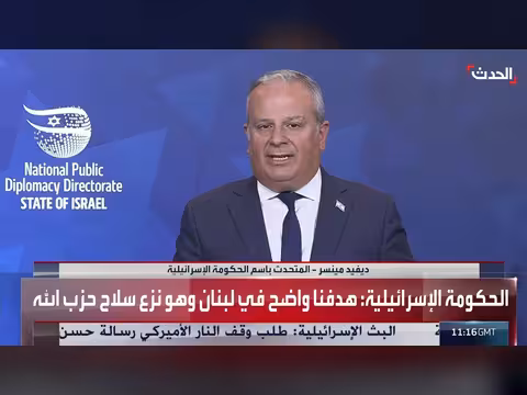 مينسر: هدف إسرائيل نزع سلاح حزب الله