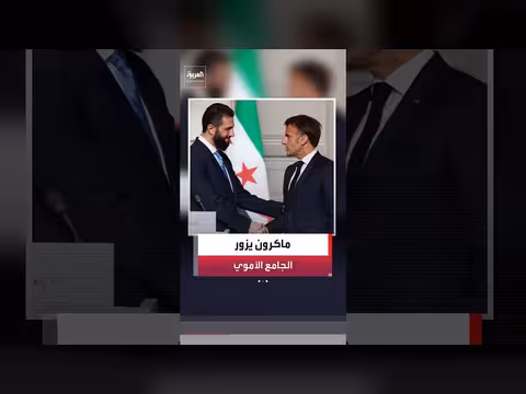 ماكرون يزور الجامع الأموي مع أحمد الشرع