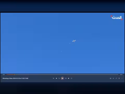 مشاهد حصرية لتحليق طيران حربي إسرائيلي فوق الأراضي السورية