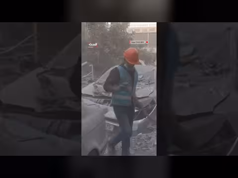 غارة إسرائيلية تدمر مباني في زقاق البلاط ببيروت