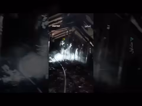 دمار صاروخ إيراني في مبنى قرب مطار بن غوريون