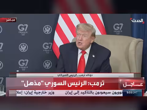 ترمب: الرئيس السوري مذهل