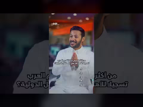 أفضل لاعبي كرة القدم العرب تسجيلاً للأهداف