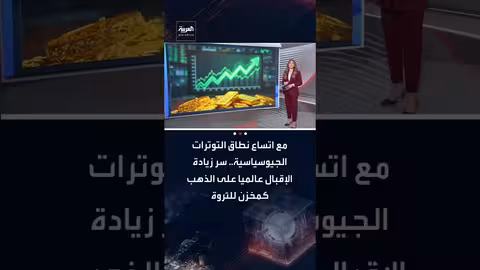 ارتفاع الإقبال على الذهب عالمياً: ملاذ آمن في ظل التوترات الجيوسياسية