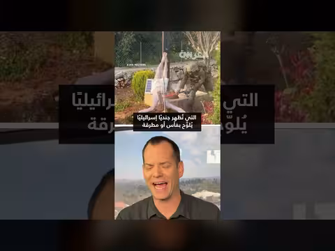 جندي إسرائيلي يُلحق أضرارًا بتمثال المسيح في لبنان