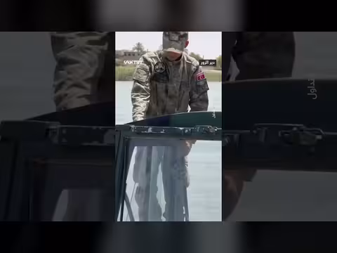 إنشاء جسر حربي تركي-سوري على نهر الفرات