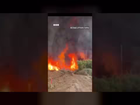 حرائق غابات في ولاية أريزونا