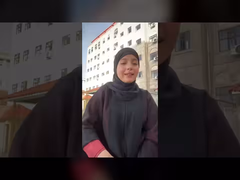 لحظة مميزة من البث المباشر لماريا قحطان