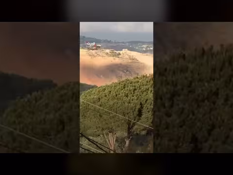 الهدوم يخيم على بلدة القنطرة بعد استهداف إسرائيل لنفق