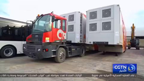 مركبات البث الصينية تصل إيطاليا لخدمة الألعاب الأولمبية الشتوية