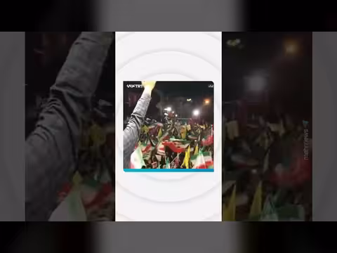 احتفالات في إيران مع إطلاق صواريخ على إسرائيل