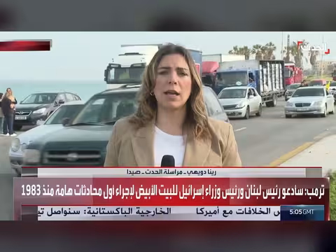 حركة سير مكثفة على طريق صيدا بعد الهدنة