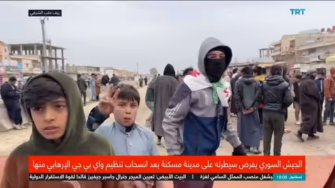 فرحة أهالي مسكنة بعد سيطرة الجيش السوري