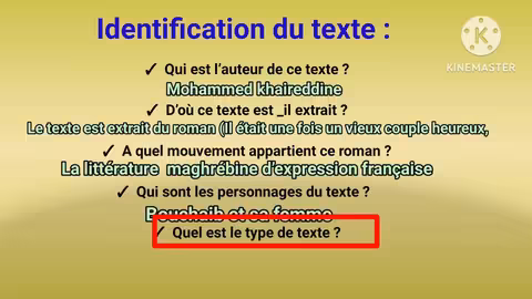 2bac il était une fois un vieux couple heureuxتحليل الفصل الأول analyse (question/réponse)chapitre 1