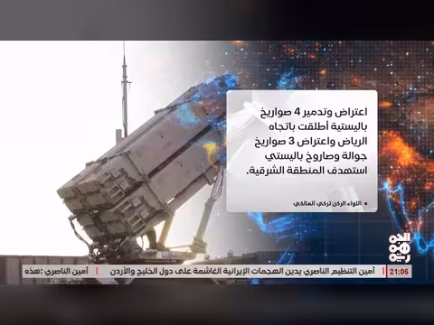 الدفاعات الجوية الخليجية تعترض صواريخ ومسيّرات إيرانية