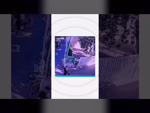 شاهد سقوط صاروخ أمام عينيه