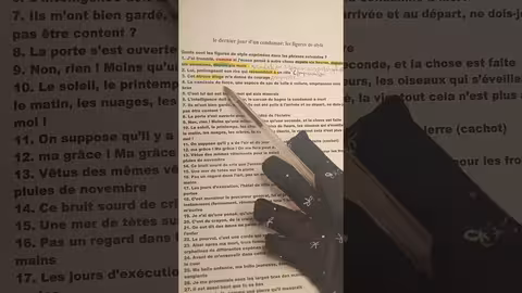 1bac le dernier jour d un condamné toutes les figures de style تمارين مع التصحيح examen régional