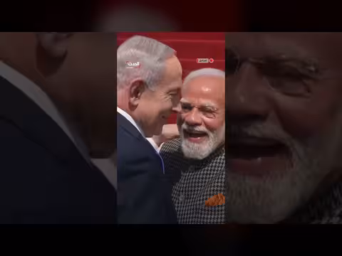 لقاء بين نتنياهو ومودي في إسرائيل خلال زيارة رسمية